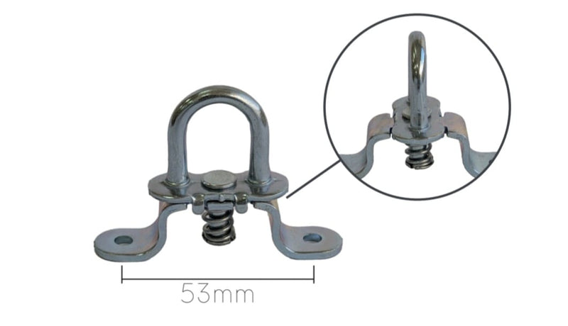 Cavallotti ferro zincato - 5 PZ